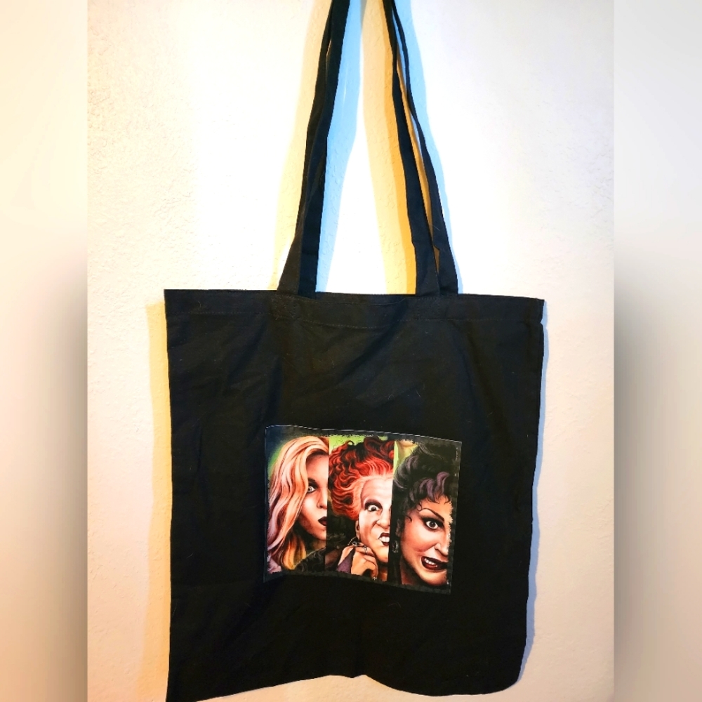 NWT Stuffed SANDERSON SISTERS Black Tote
